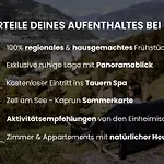 Panorama Guggenbichl - Inkl Sommerkarte, Einmaliger Eintritt Ins Tauern & Bester Ausblick Ueber 아파트 카프룬