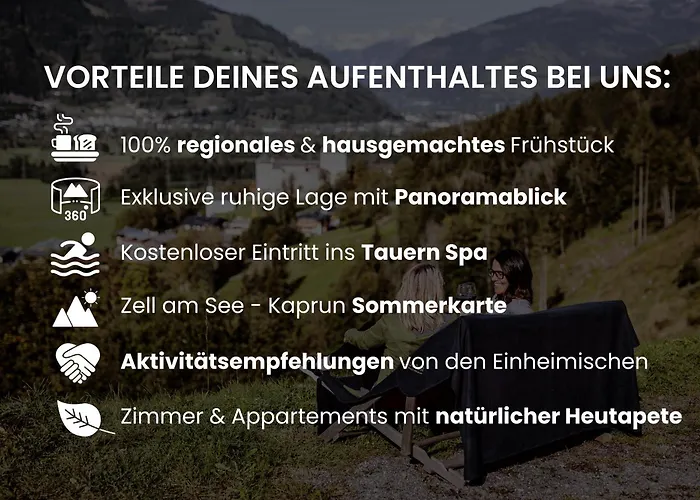 Panorama Guggenbichl - Inkl Sommerkarte, Einmaliger Eintritt Ins Tauern & Bester Ausblick Ueber Appartement Kaprun